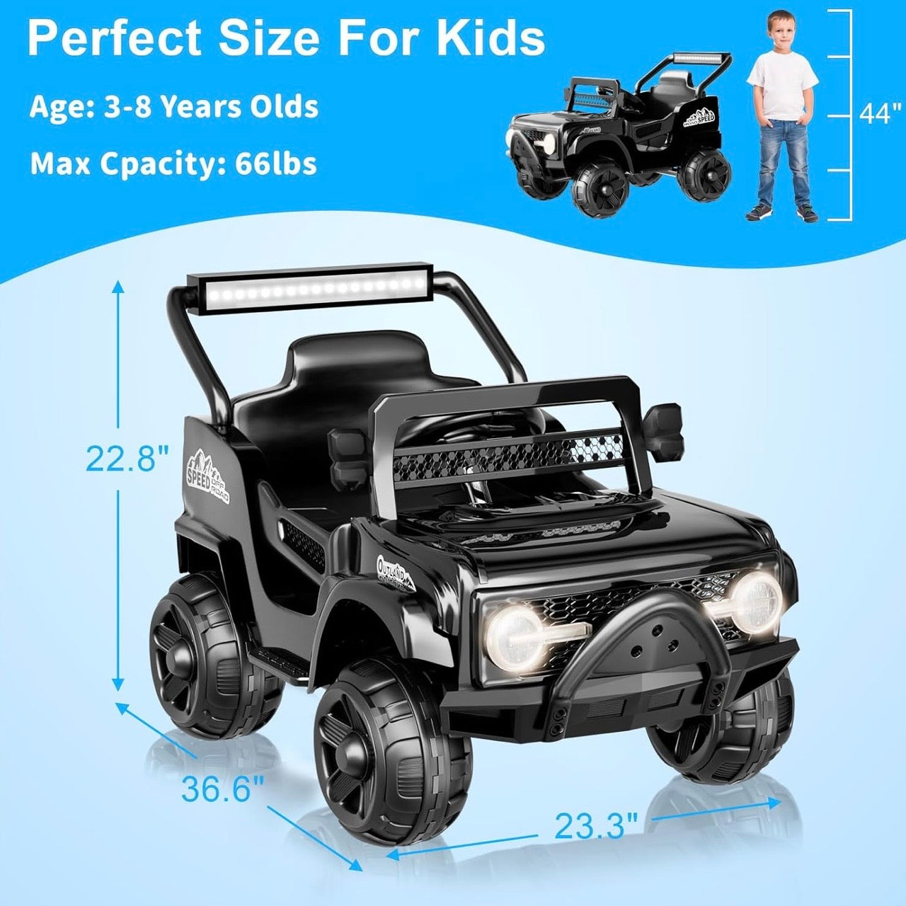 Carrito Jeep Sheep Drive