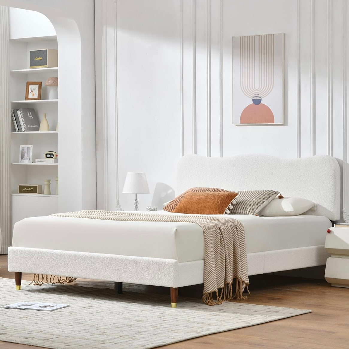 Cama Bouclé Curve