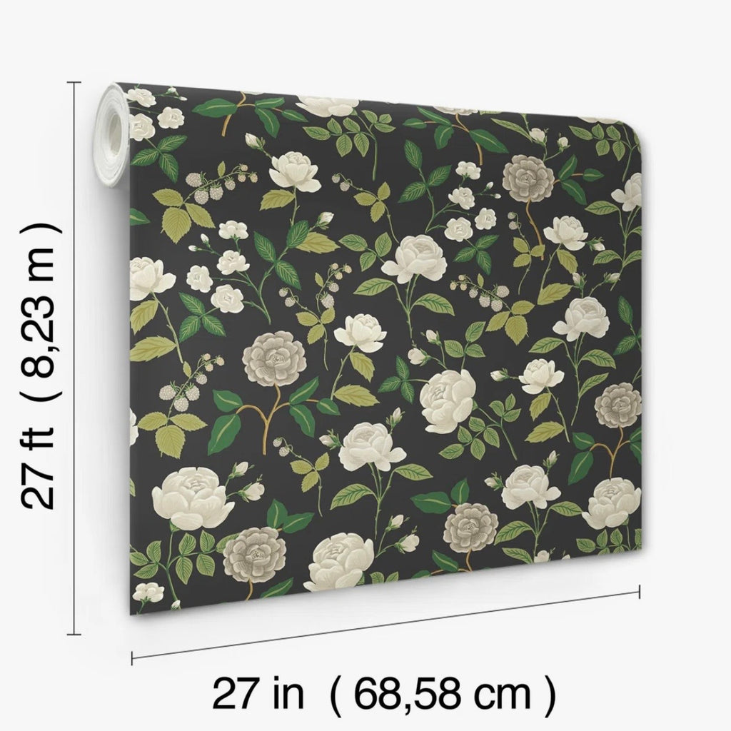 Papel Tapiz Midnight Rose Garden