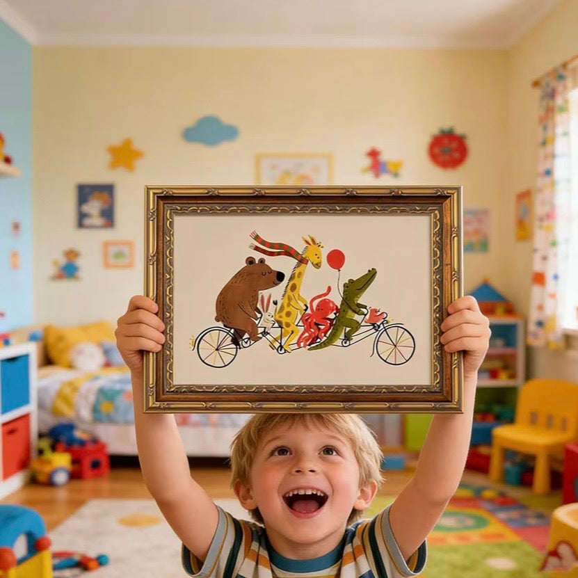Cuadro Decorativo Ride Animals