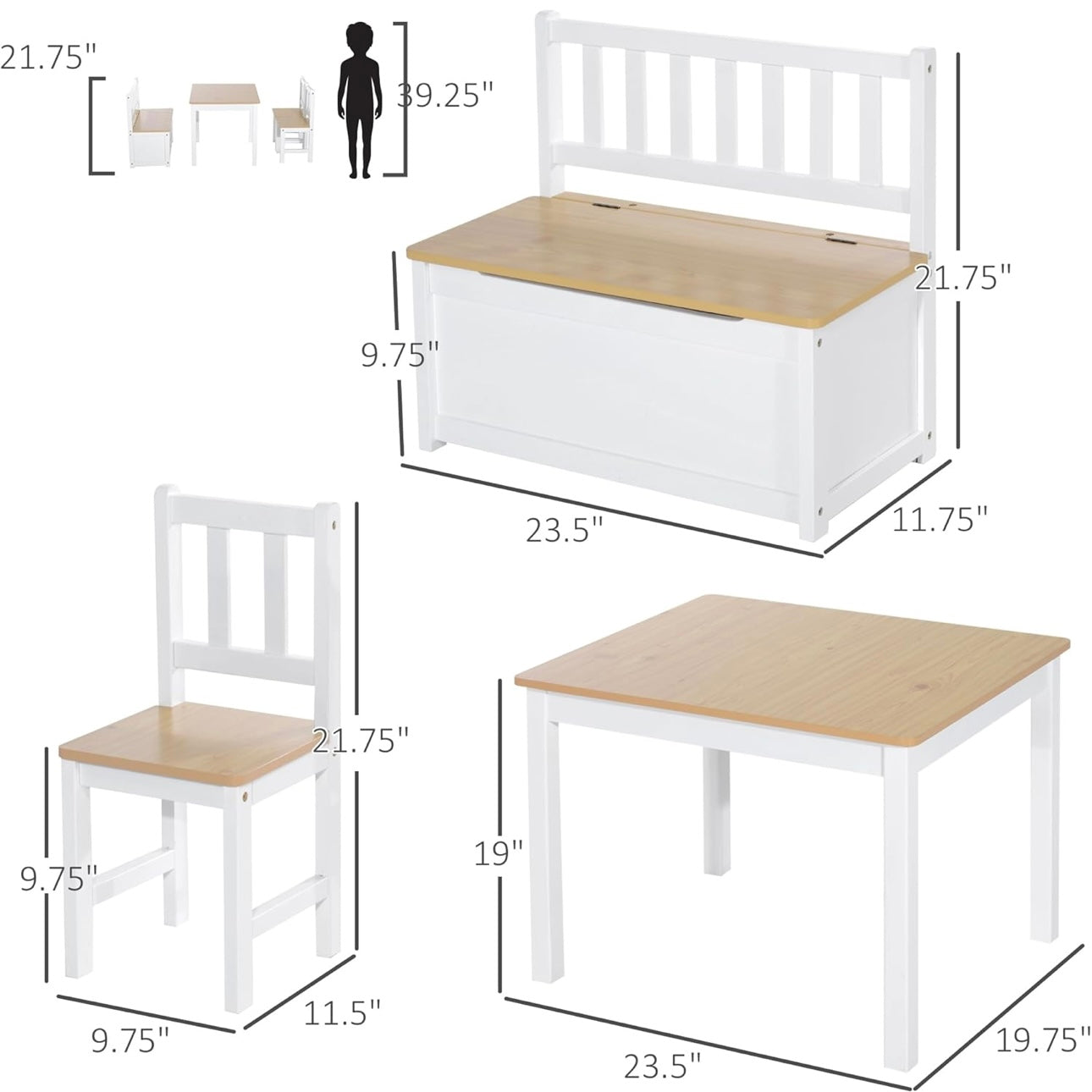 Set Infantil Mesa & Sueños