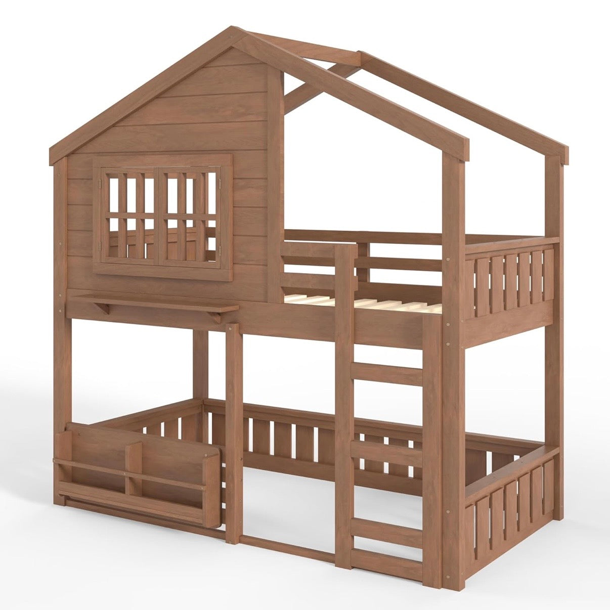 Cama Litera Casita Roble