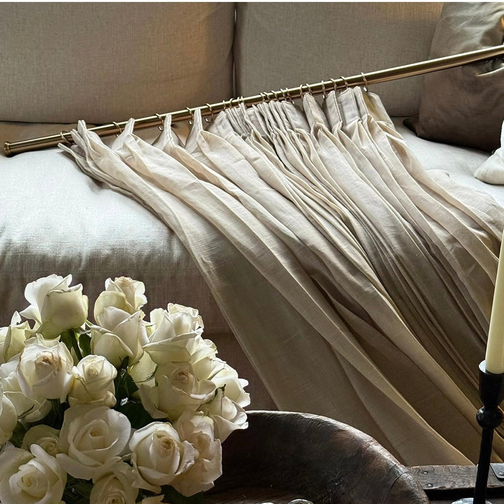 Set De Cortinas Marrón
