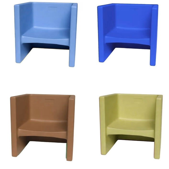 Set De 4 Sillas Cubo Grow 3 en 1