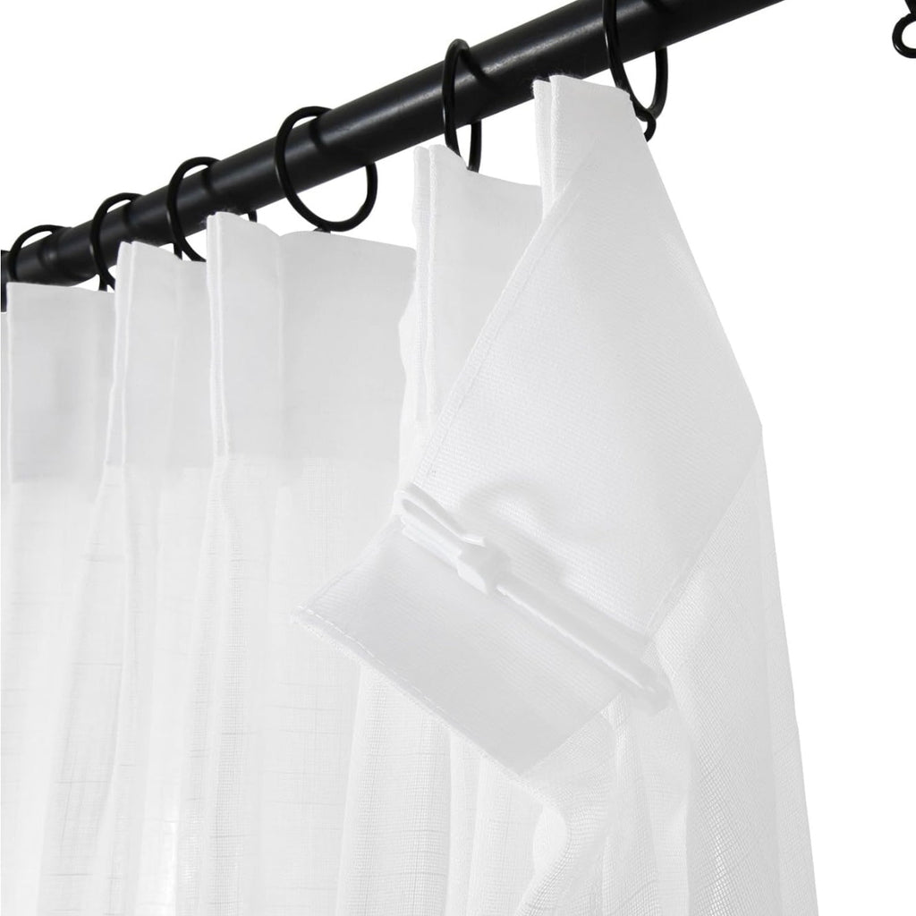 Set De Cortinas Blancas