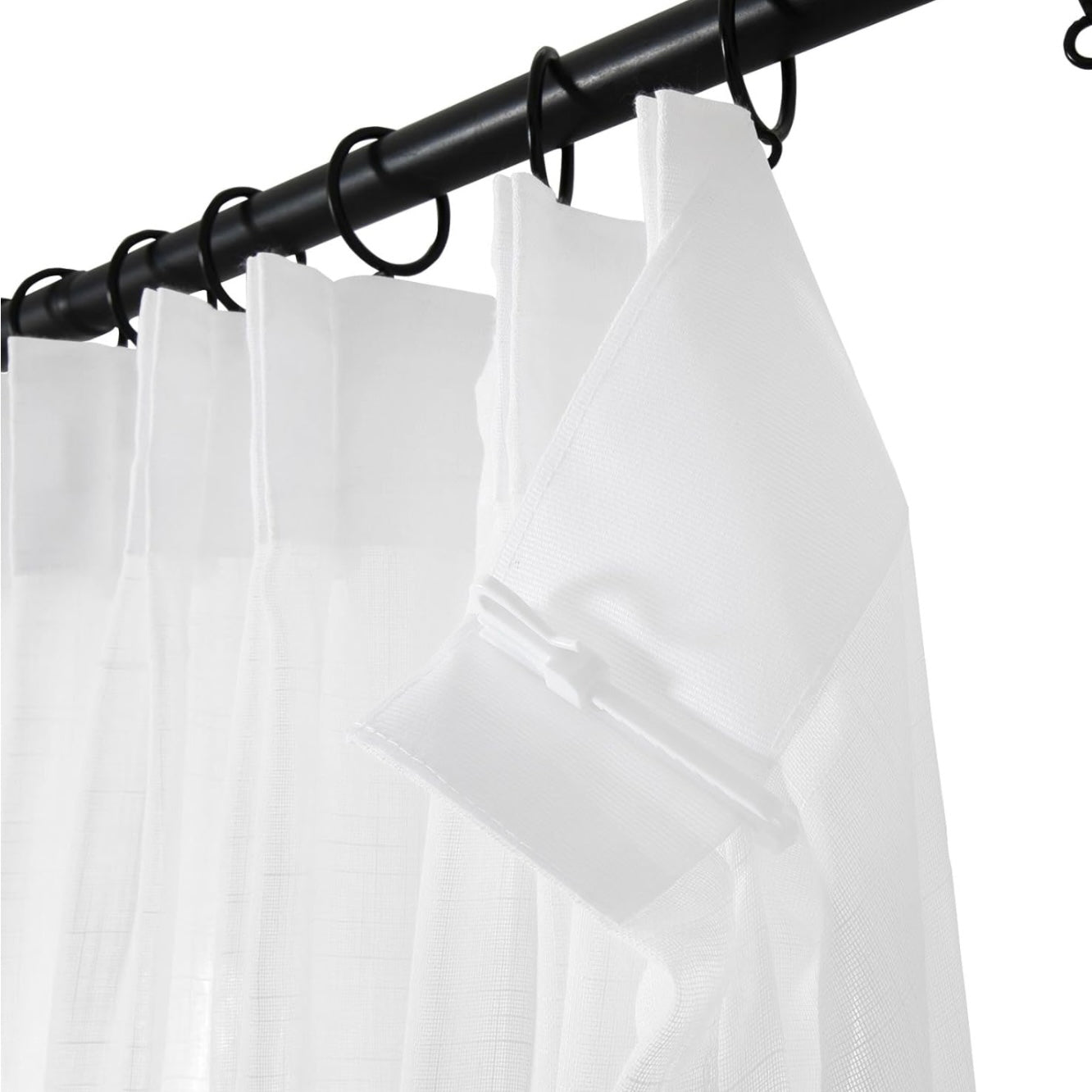 Set De Cortinas Blancas