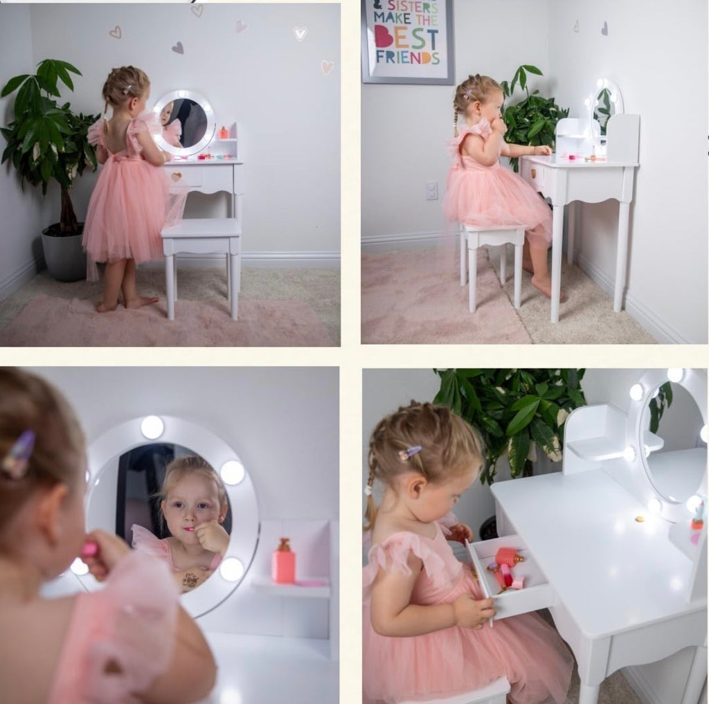 Tocador Vanity Princess Lor White