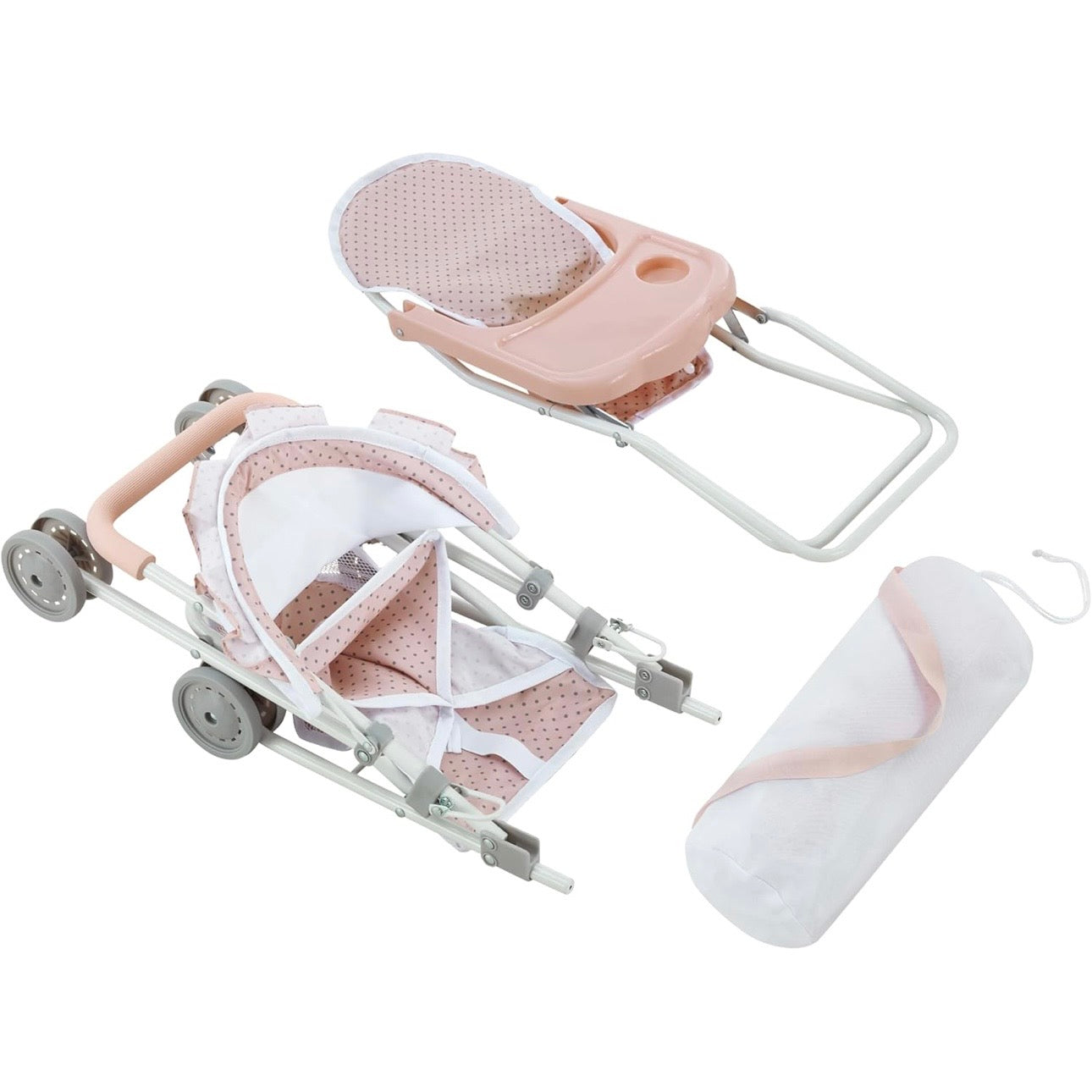 Set De Juego Marietta Carriola Cuna y Silla